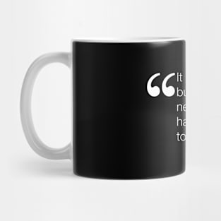 Succeed by trying WHITE TEXT Mug